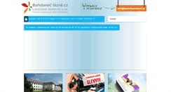 Desktop Screenshot of bohdaneclazne.cz